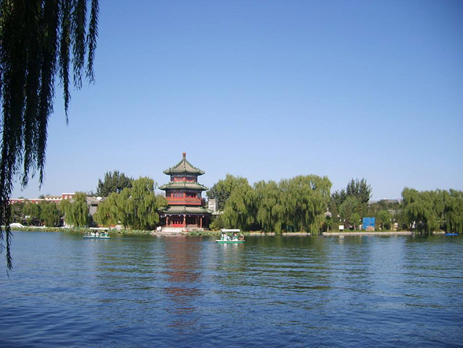 北京后海公园旅游